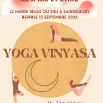 Séances de Yoga Vinyasa – Reprise le 15 septembre 2026